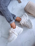 LIGHT BEIGE boots with high sole "BRATZ"